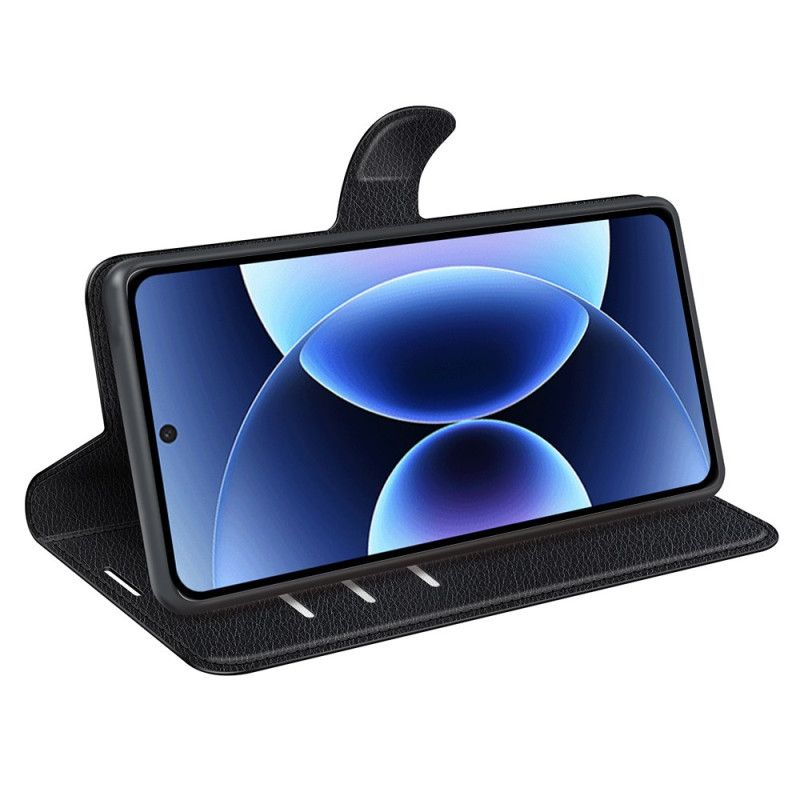 Leren Hoesje Xiaomi 17 Pro Max Kunstleer (lychee-look)