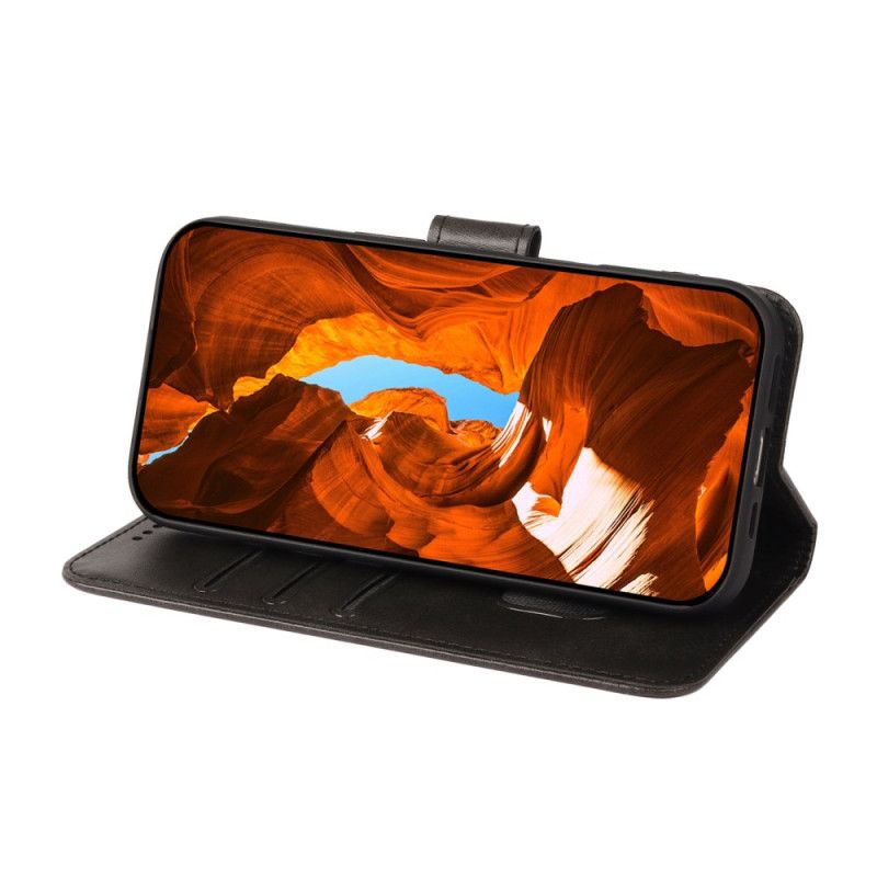 Leren Hoesje Xiaomi 17 Pro Max Standaard En Magnetische Sluiting Bescherming Hoesje