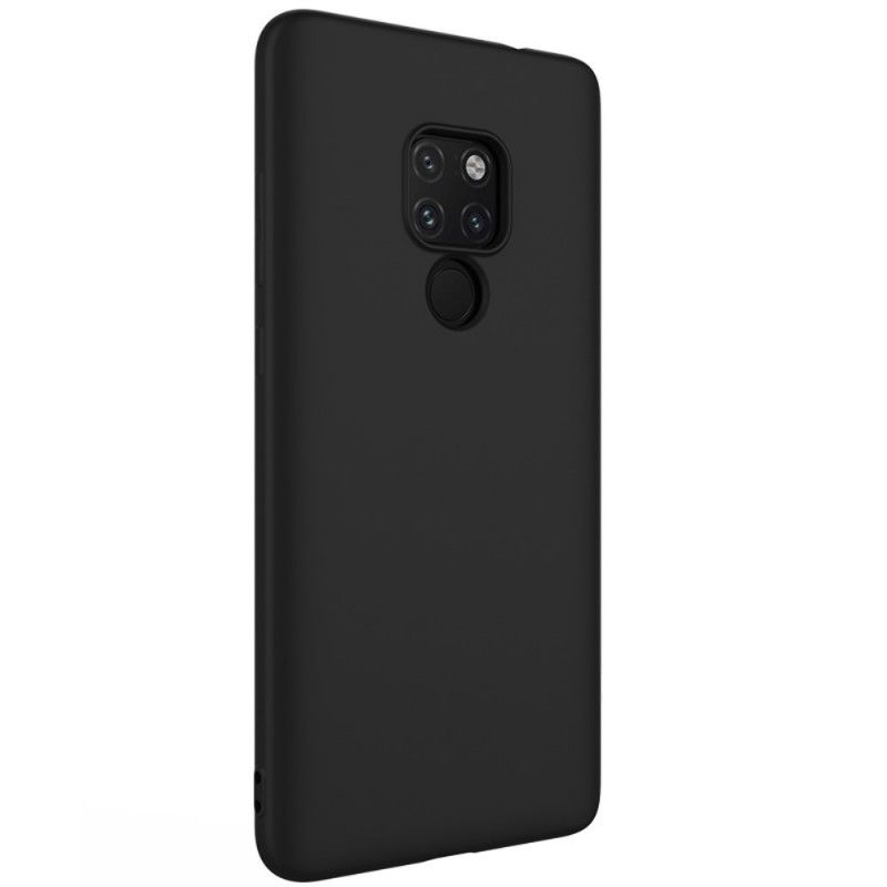 Cover Hoesje Huawei Mate 20 Rood Zwart Telefoonhoesje X-Level Vloeibare Siliconen