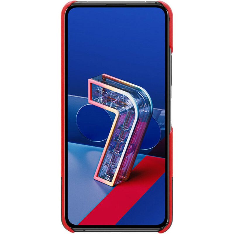 Hoesje Asus Zenfone 8 Flip Imak Ruiyi-serie Leereffect