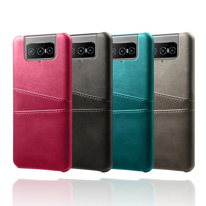 Hoesje Asus Zenfone 8 Flip Kaarthouder Ksq Bescherming Hoesje