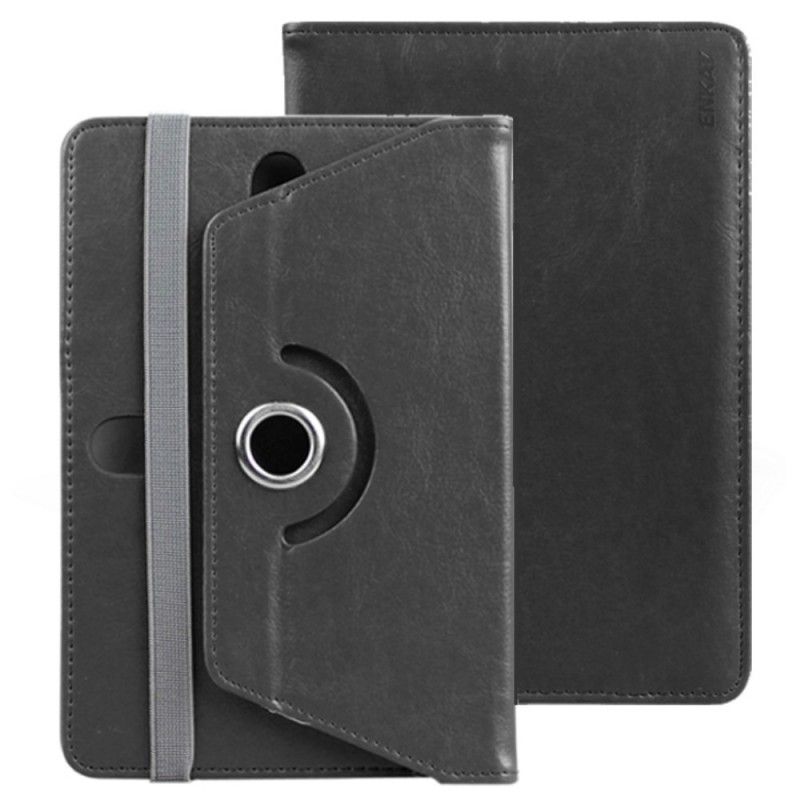 Flip Case Leren iPad Mini 4 Rood Zwart 360 ° Draaibaar