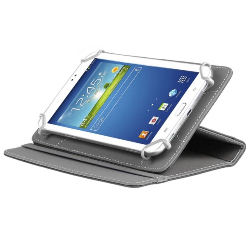 Flip Case Leren iPad Mini 4 Rood Zwart 360 ° Draaibaar