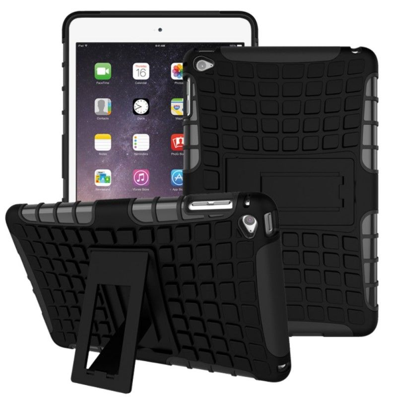 Hoesje iPad Mini 4 Wit Zwart Ultrabestendig