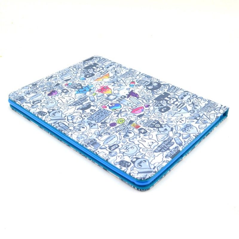 Leren Hoesje voor iPad Mini 4 Graffiti