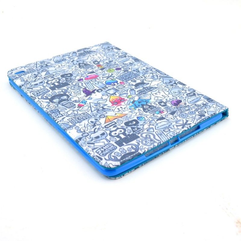 Leren Hoesje voor iPad Mini 4 Graffiti