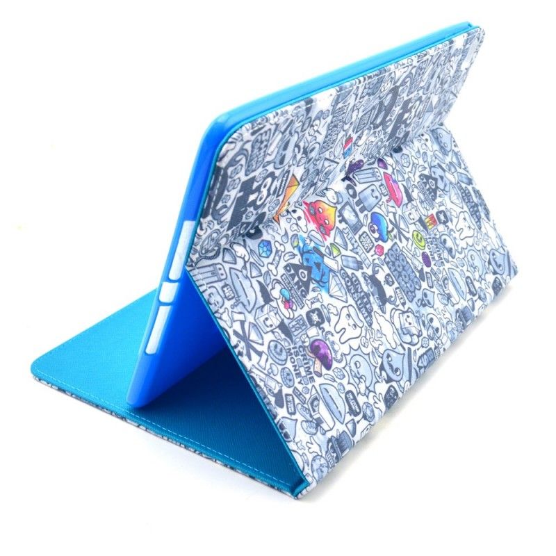 Leren Hoesje voor iPad Mini 4 Graffiti
