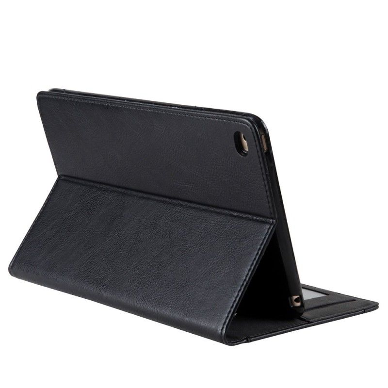 Leren Hoesje voor iPad Mini 4 Marineblauw Grijs Premium Kunstleer