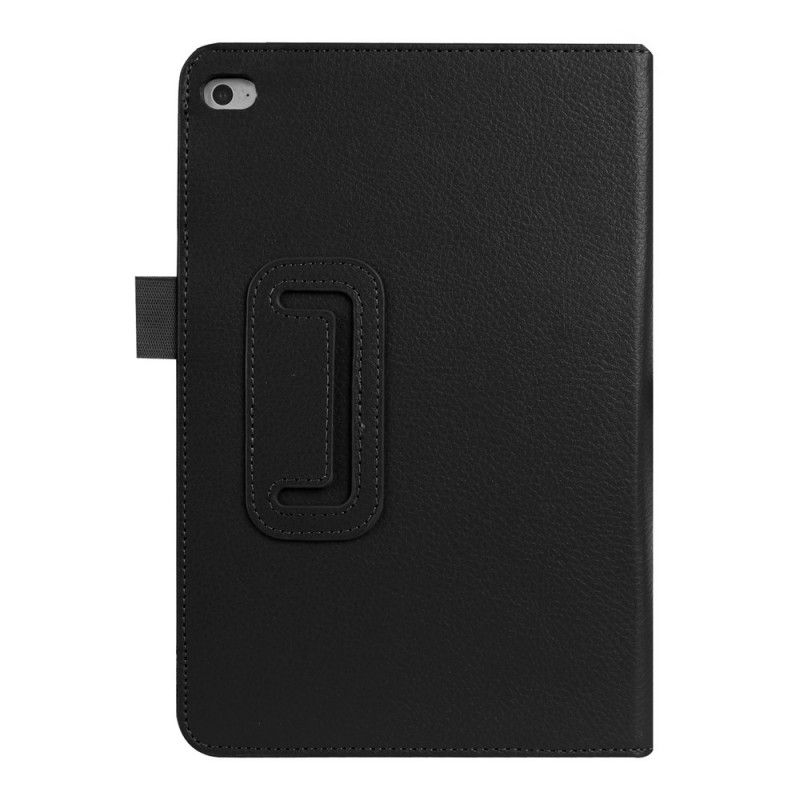Leren Hoesje voor iPad Mini 4 Zwart Lychee Kunstleer