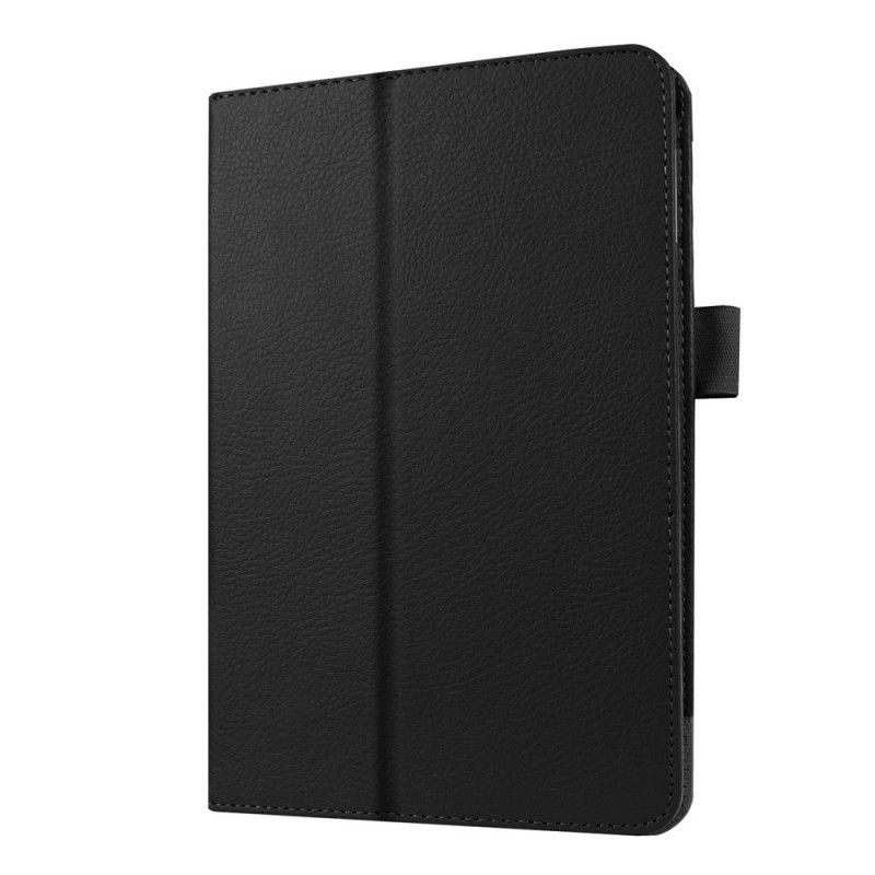 Leren Hoesje voor iPad Mini 4 Zwart Lychee Kunstleer
