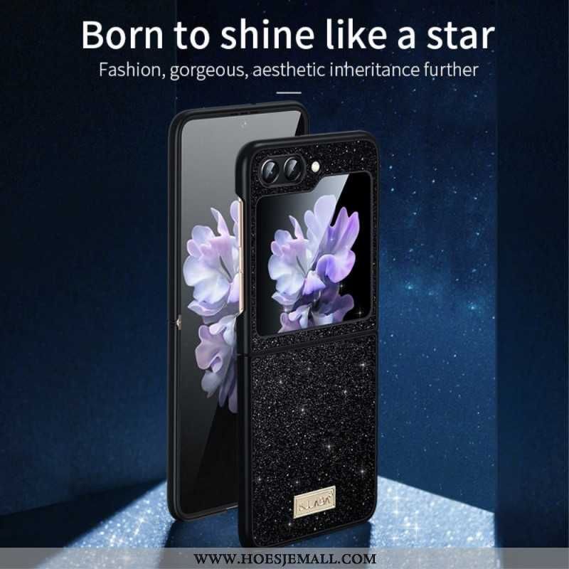 Cover Hoesje Samsung Galaxy Z Flip 6 Telefoonhoesje Sulada-glitter