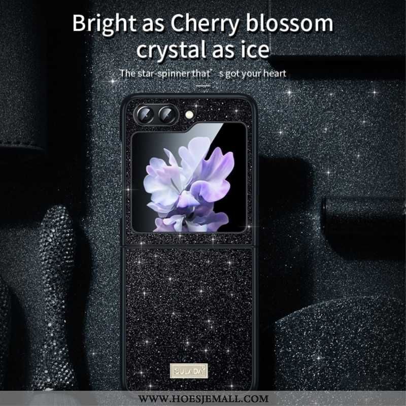 Cover Hoesje Samsung Galaxy Z Flip 6 Telefoonhoesje Sulada-glitter
