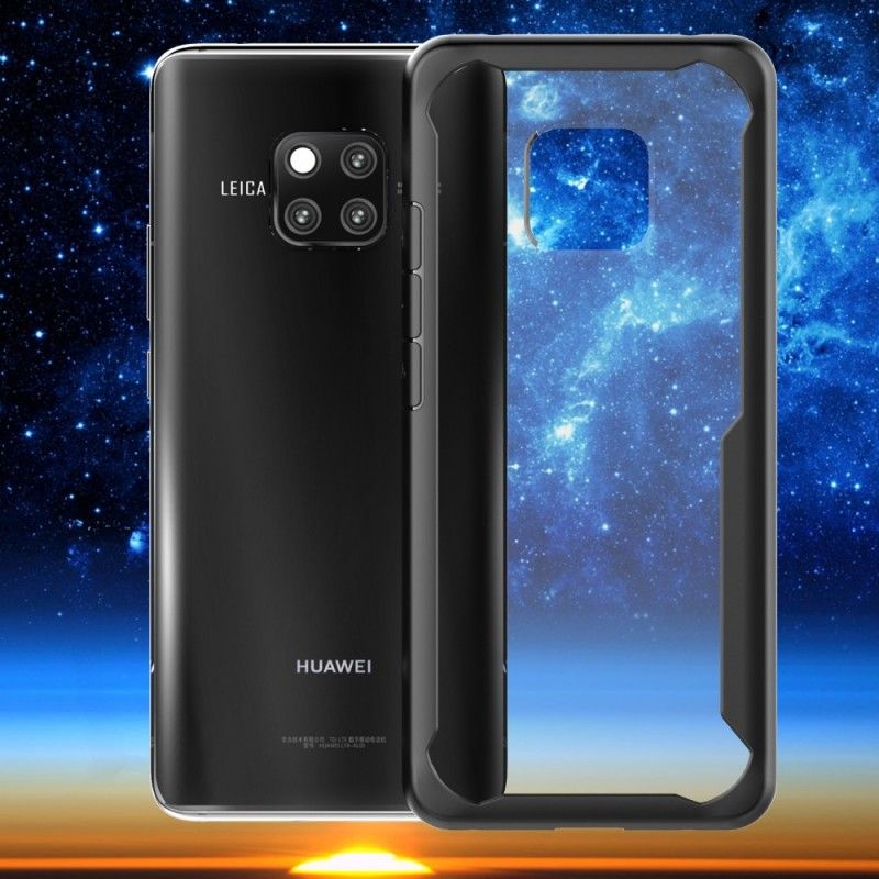 Hoesje Huawei Mate 20 Pro Rood Zwart Afgeschuinde Rand