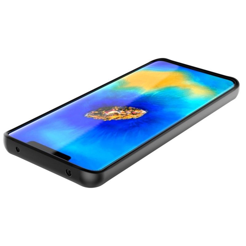 Hoesje Huawei Mate 20 Pro Rood Zwart Afgeschuinde Rand