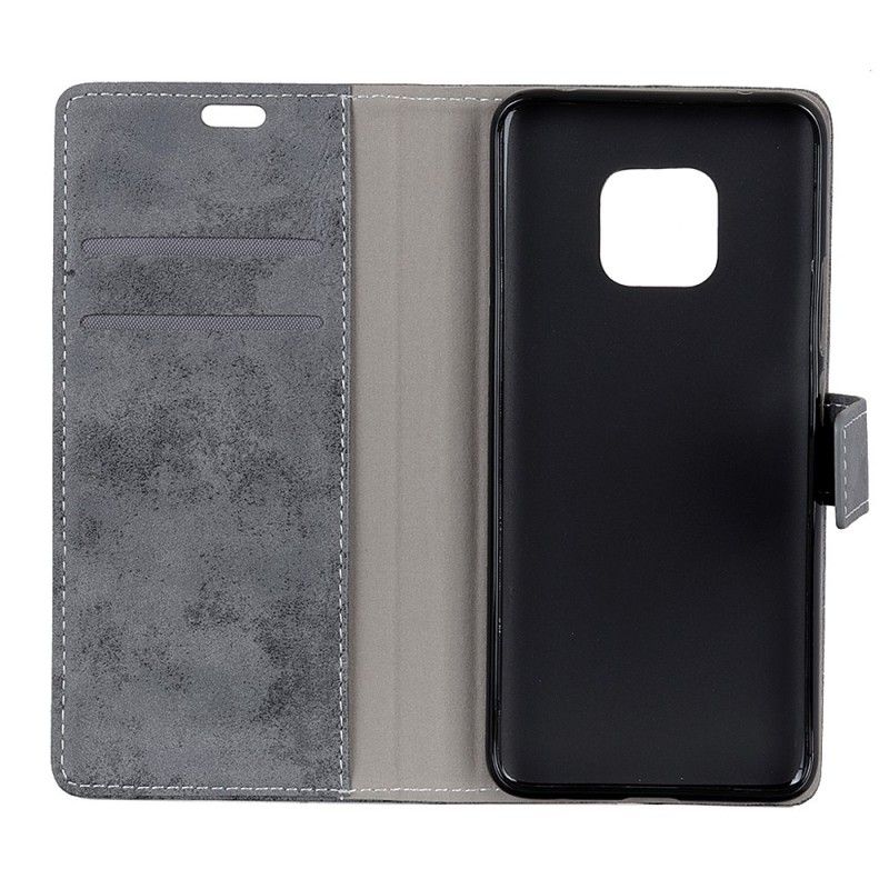 Leren Hoesje voor Huawei Mate 20 Pro Bruin Vintage Leereffect