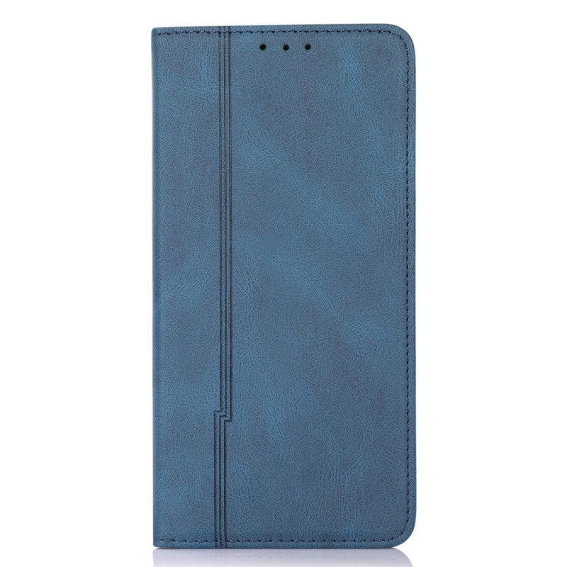 Bescherming Hoesje voor Xiaomi Redmi Note 11 Pro Plus 5G Folio-hoesje Stijl Lederen Lijn