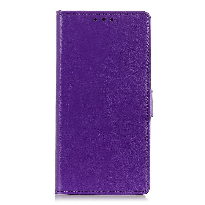 Folio-hoesje voor Xiaomi Redmi Note 11 Pro Plus 5G Glanzend Leereffect