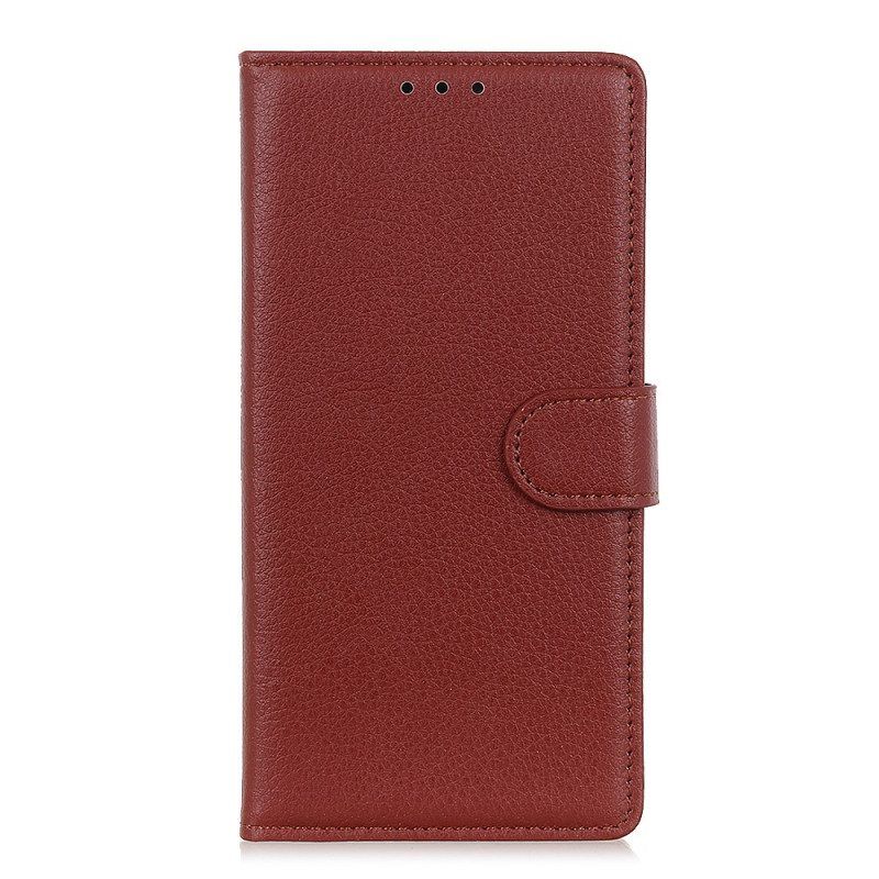 Folio-hoesje voor Xiaomi Redmi Note 11 Pro Plus 5G Traditioneel Litchi-leer