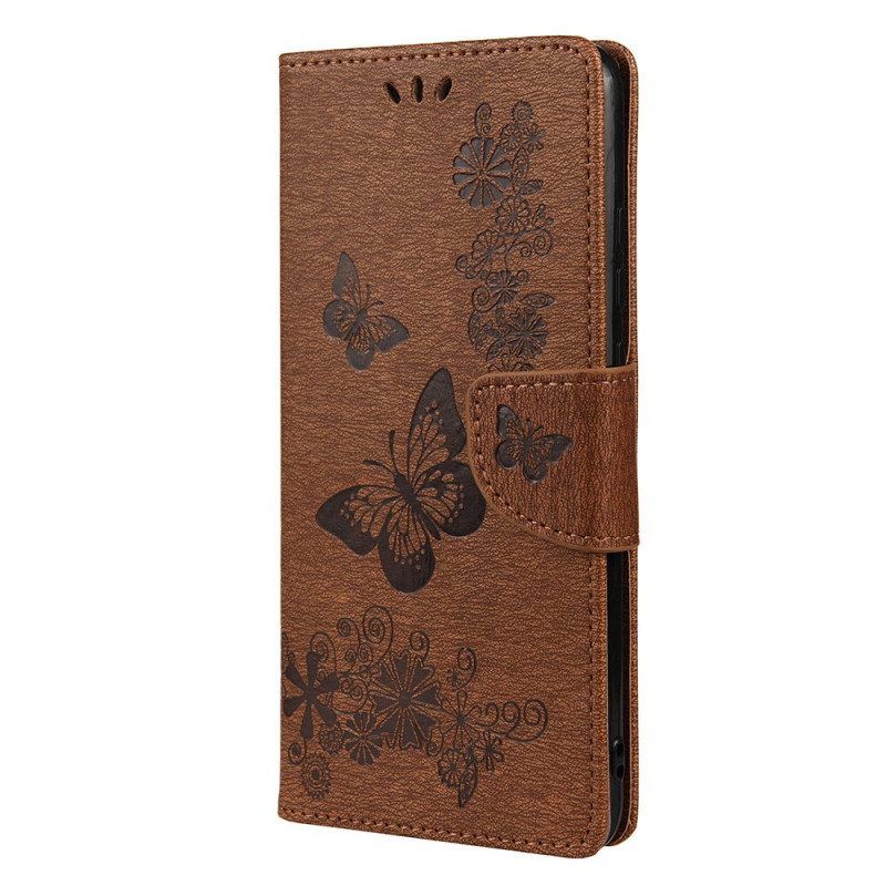 Folio-hoesje voor Xiaomi Redmi Note 11 Pro Plus 5G Vlinders