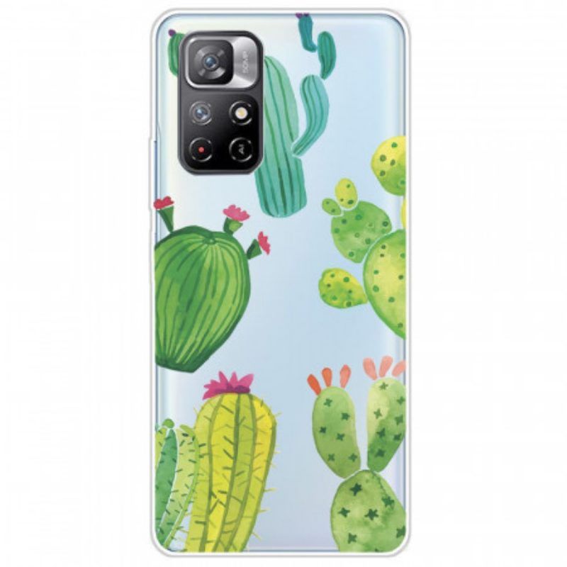 Hoesje voor Xiaomi Redmi Note 11 Pro Plus 5G Aquarel Cactussen