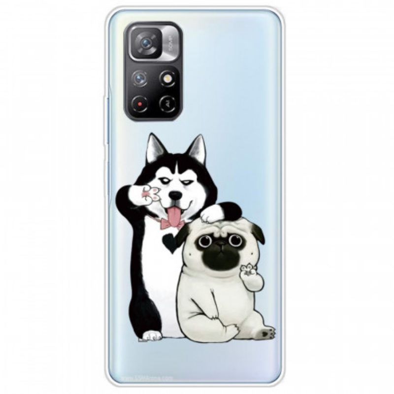 Hoesje voor Xiaomi Redmi Note 11 Pro Plus 5G Grappige Honden
