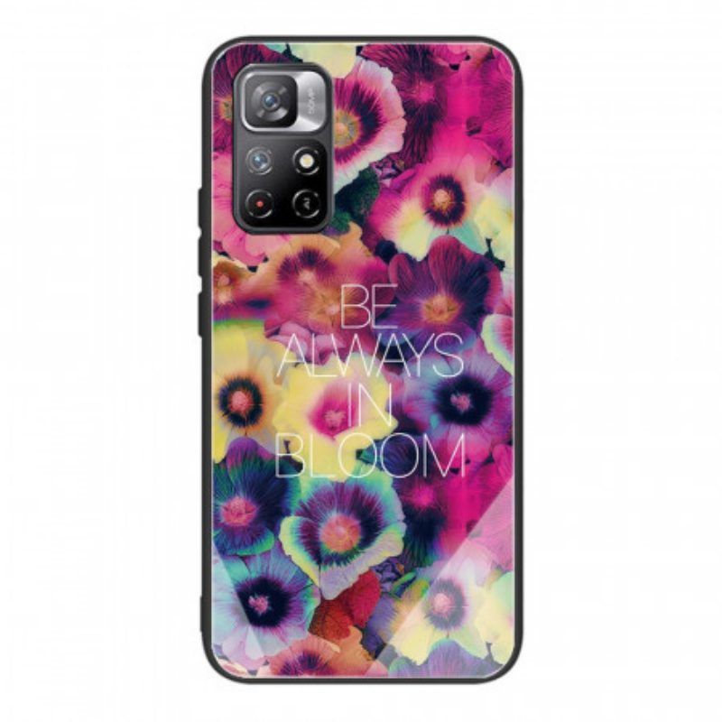 Telefoonhoesje voor Xiaomi Redmi Note 11 Pro Plus 5G Be Always In Bloom Gehard Glas