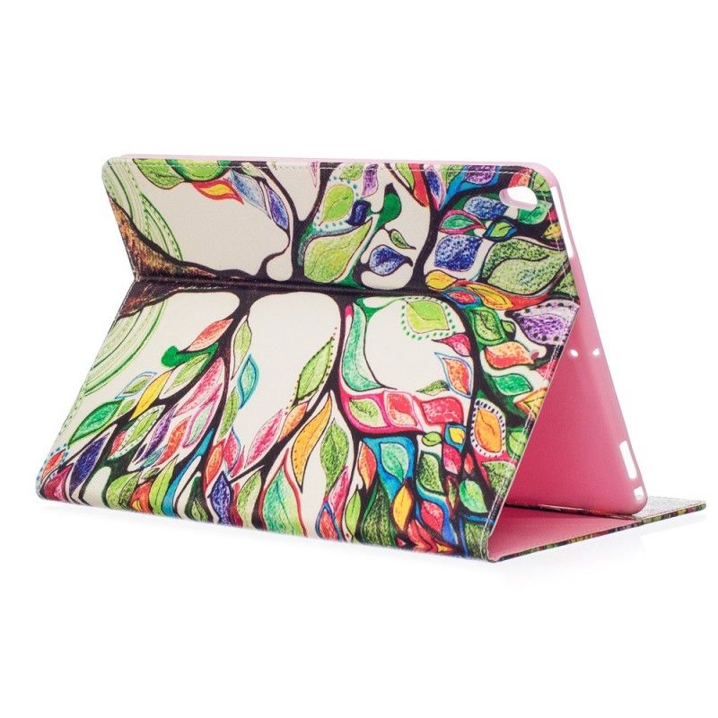 Flip Case Leren iPad Pro 10.5" Gekleurde Boom