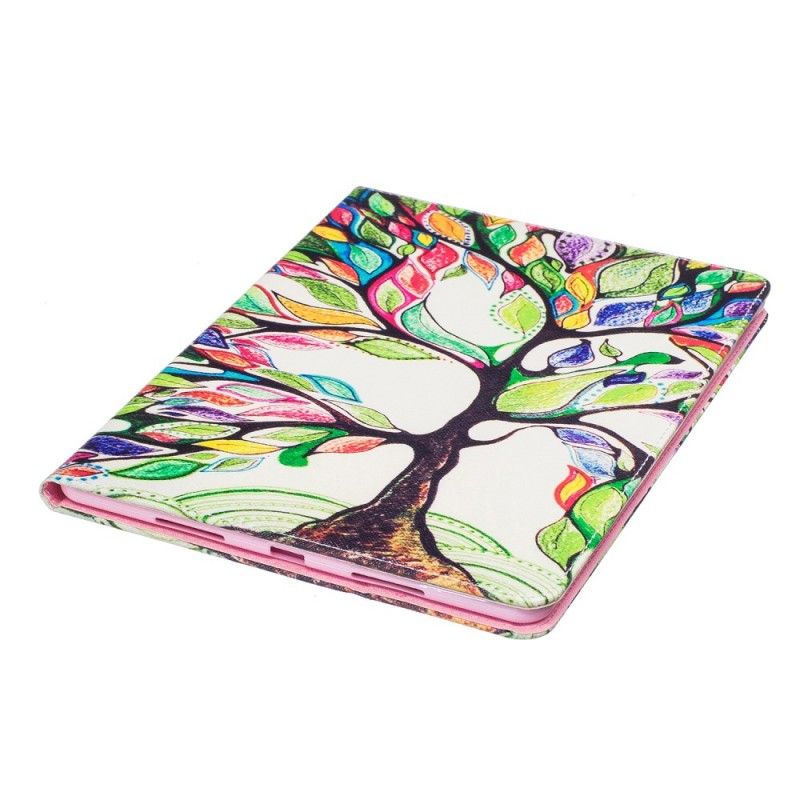 Flip Case Leren iPad Pro 10.5" Gekleurde Boom