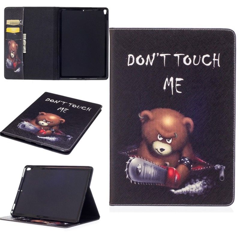 Flip Case Leren iPad Pro 10.5" Gevaarlijke Beer