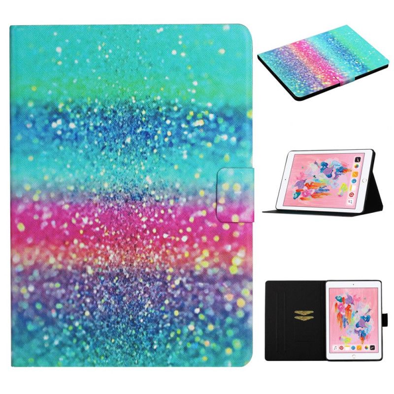 Flip Case Leren iPad Pro 10.5" Glitterelement
