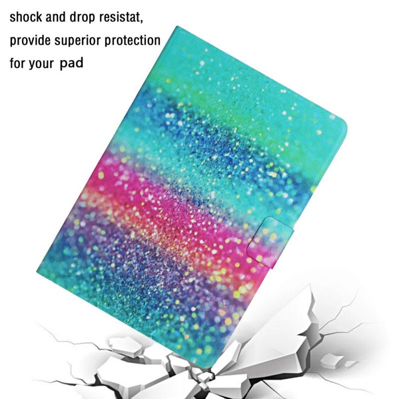 Flip Case Leren iPad Pro 10.5" Glitterelement