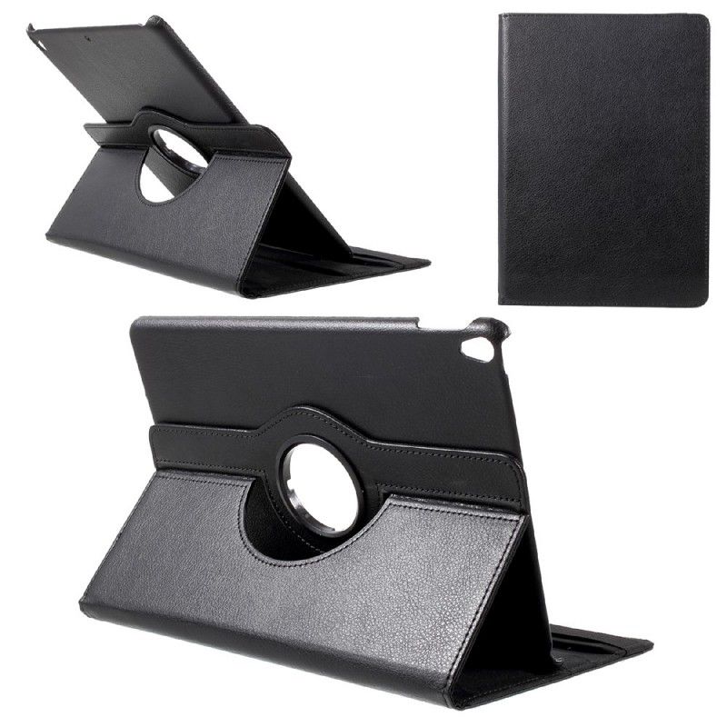 Flip Case Leren iPad Pro 10.5" Wit Zwart 360 ° Draaibaar