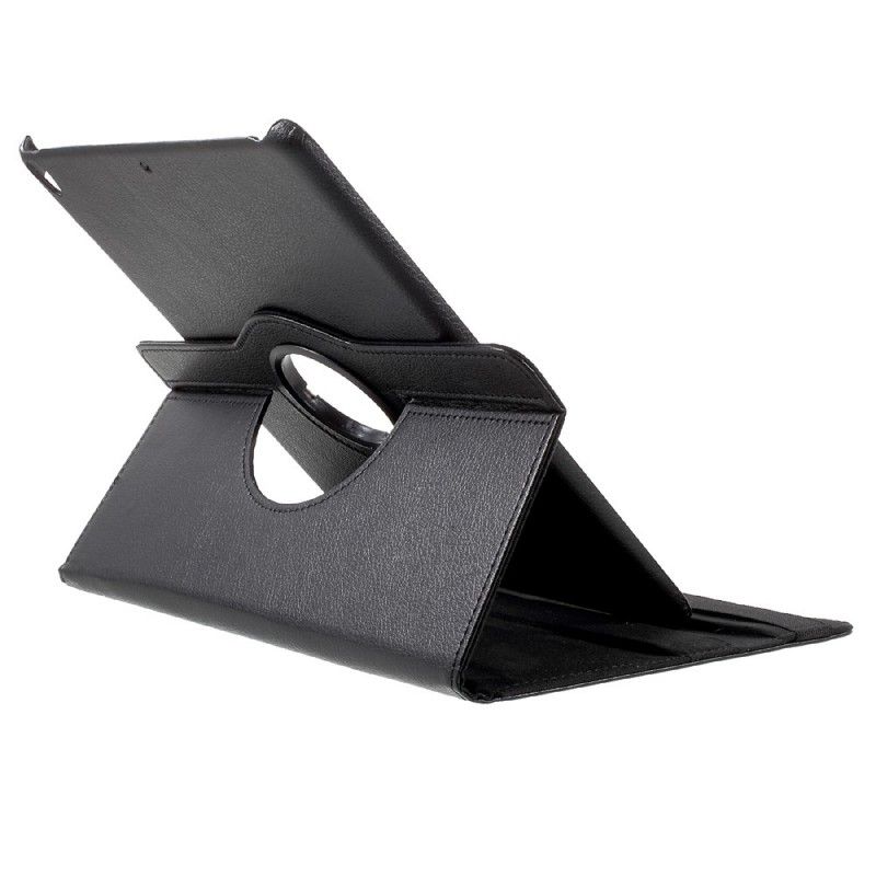 Flip Case Leren iPad Pro 10.5" Wit Zwart 360 ° Draaibaar