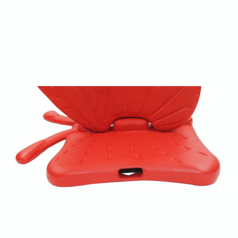 Hoesje iPad Pro 10.5" Rood Grijs Eva Vlinders