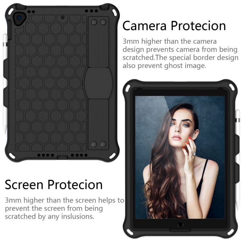 Hoesje iPad Pro 10.5" Rood Zwart Eva Riemsteun