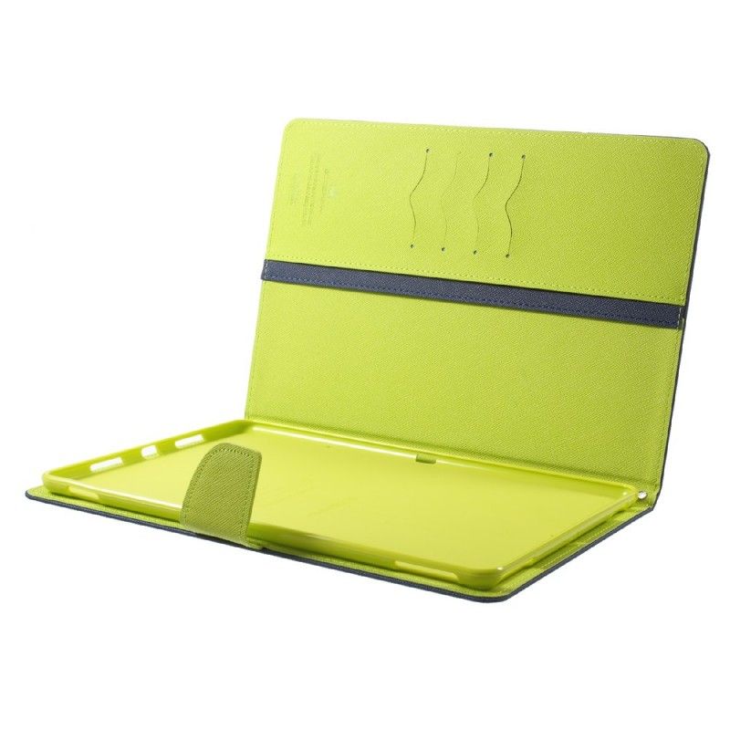 Leren Hoesje iPad Pro 10.5" Rood Zwart Telefoonhoesje Tweekleurig Kwik