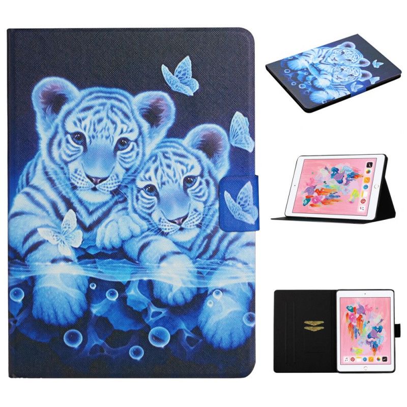 Leren Hoesje iPad Pro 10.5" Tijgers