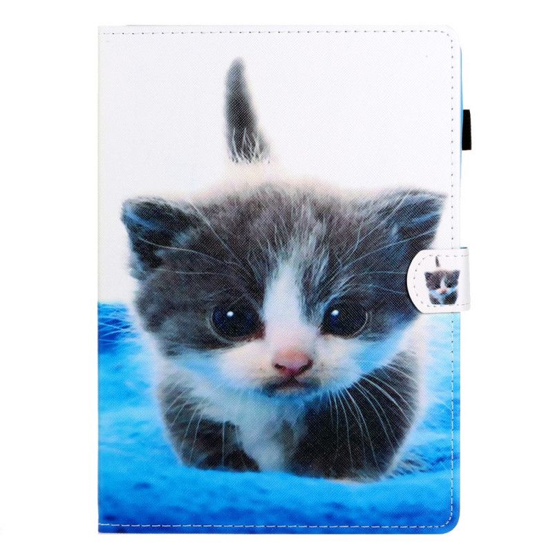 Leren Hoesje iPad Pro 10.5" Wit Panda / Kitten