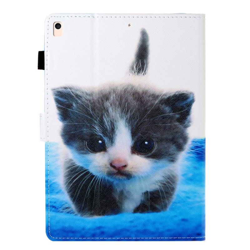 Leren Hoesje iPad Pro 10.5" Wit Panda / Kitten