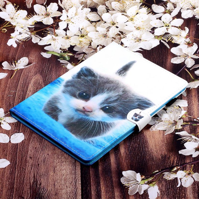 Leren Hoesje iPad Pro 10.5" Wit Panda / Kitten