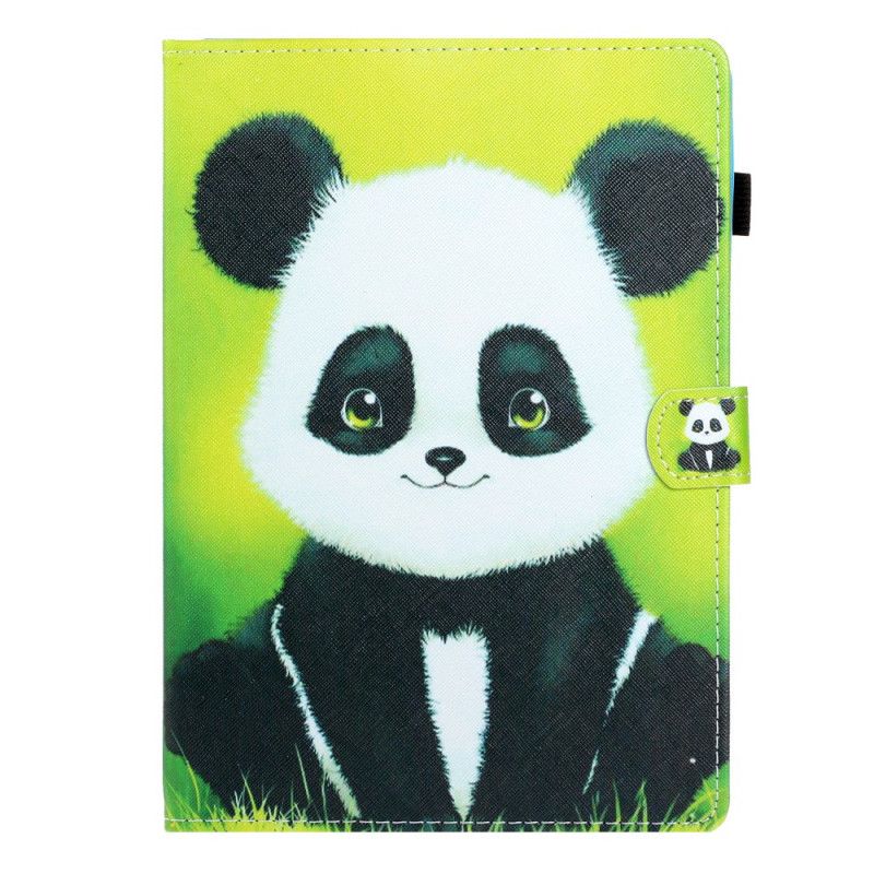 Leren Hoesje iPad Pro 10.5" Wit Panda / Kitten