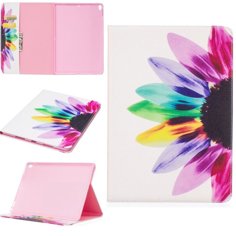 Leren Hoesje voor iPad Pro 10.5" Aquarelbloem