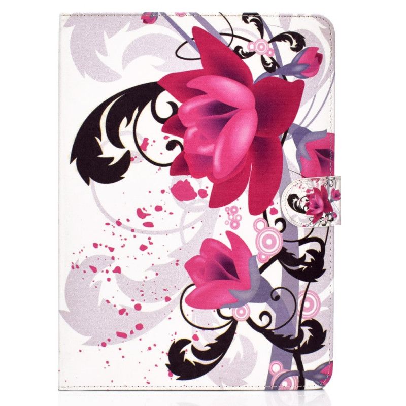 Leren Hoesje voor iPad Pro 10.5" Bloemen