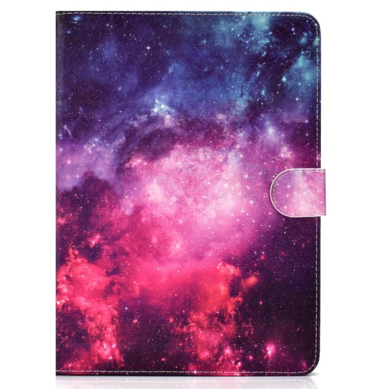 Leren Hoesje voor iPad Pro 10.5" Paars Heelal