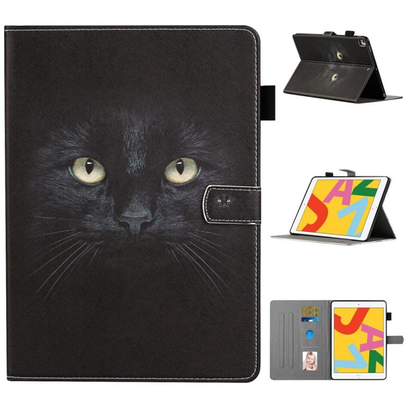 Leren Hoesje voor iPad Pro 10.5" Zwarte Kat