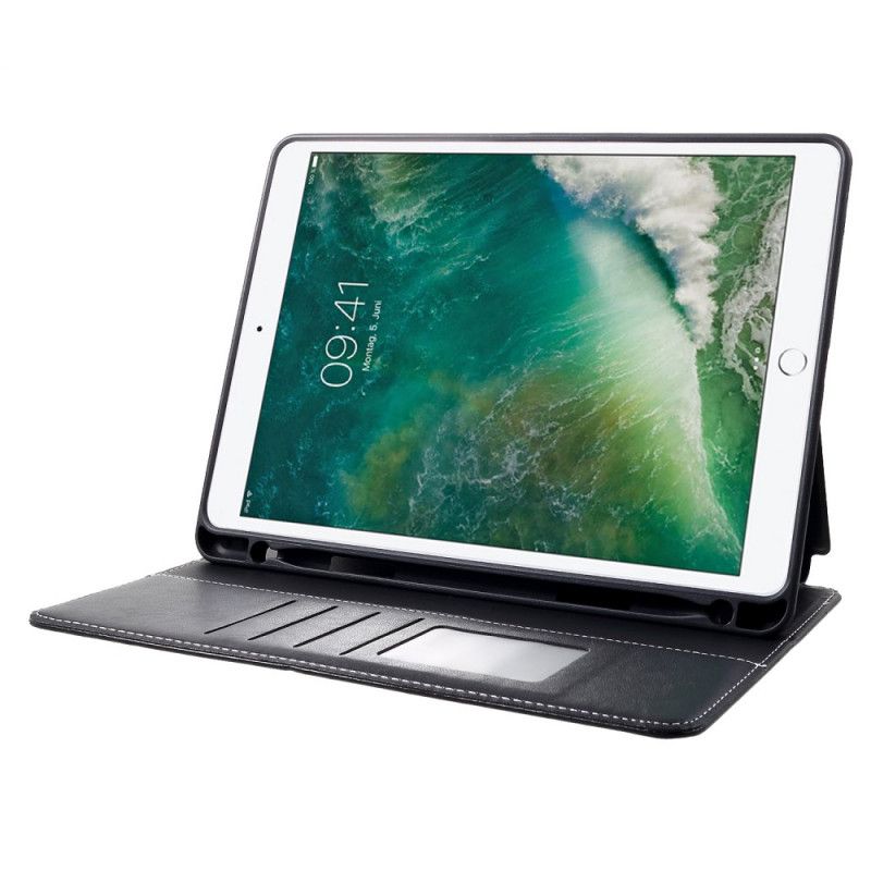 Smart Case iPad Pro 10.5" Grijs Zwart Leereffect