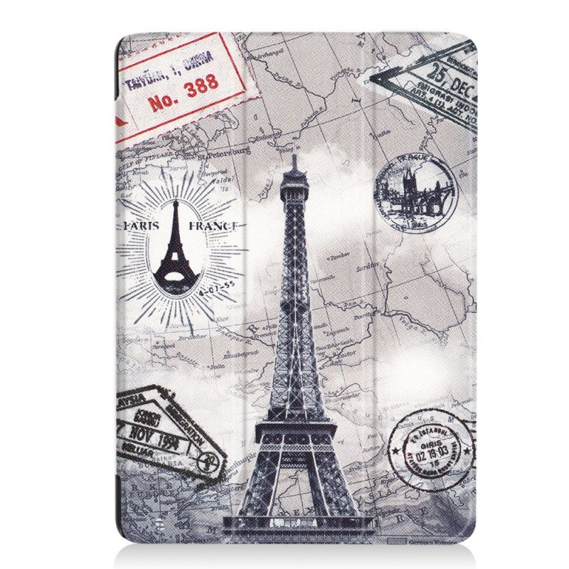 Smart Case iPad Pro 10.5" Versterkte Retro Eiffeltoren