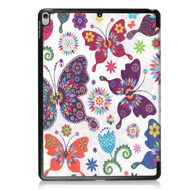 Smart Case iPad Pro 10.5" Versterkte Vlinders En Bloemen