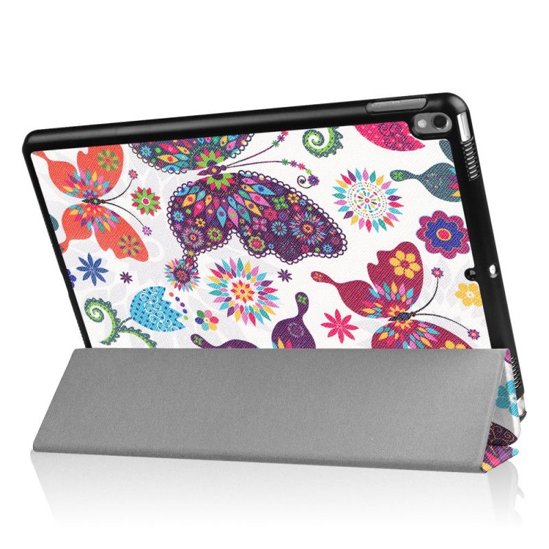 Smart Case iPad Pro 10.5" Versterkte Vlinders En Bloemen