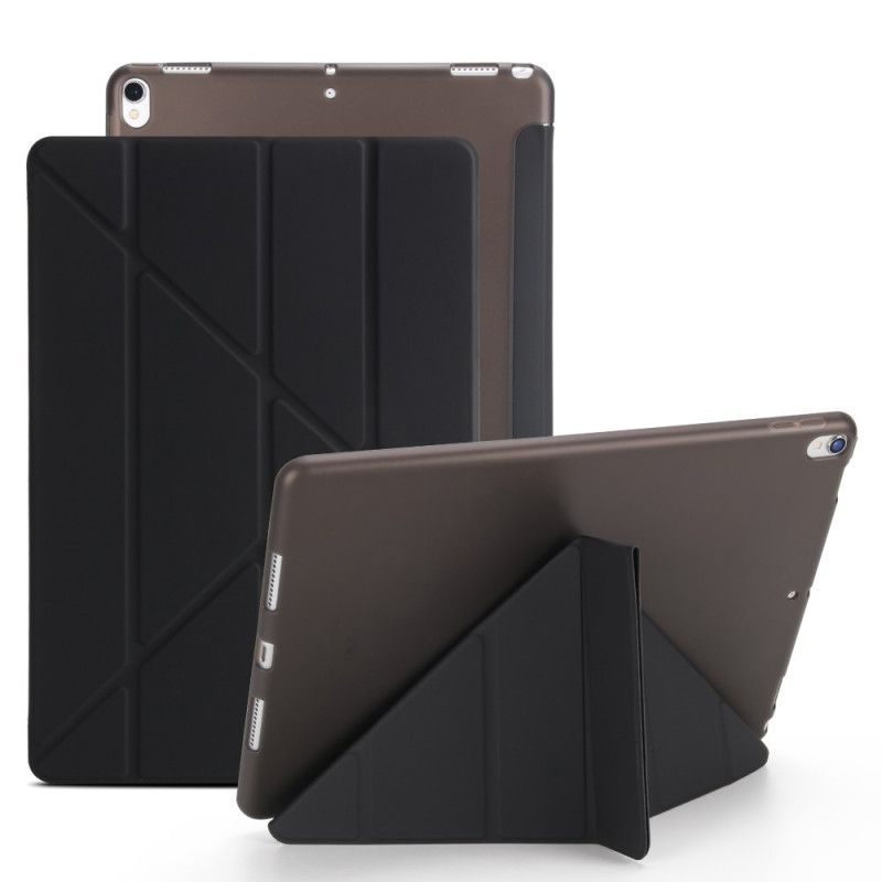 Smart Case iPad Pro 10.5" Wit Zwart Origami Van Kunstleer